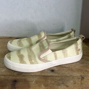 Sperry‎ Top-Sider Crest Triple Sneaker Women's slip on taupe tie dye